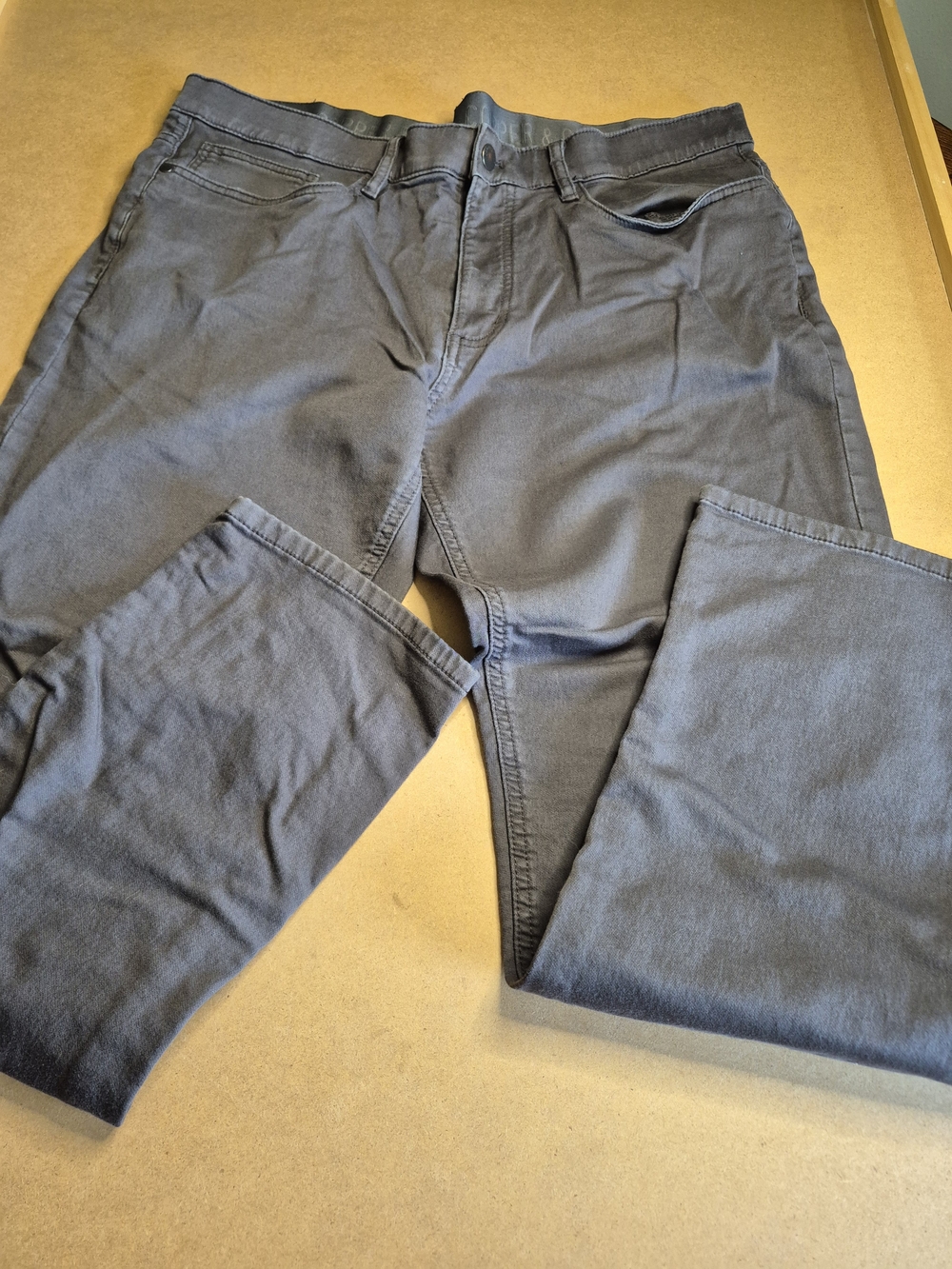 Copper & Oak Straight Fit Men's Gray Pants - Versatile Everyday Wear 3658/3